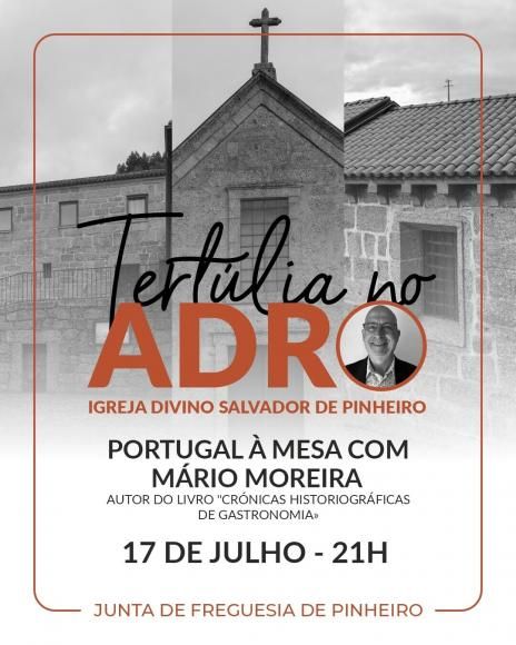 Tert&uacute;lia no Adro: &agrave; Mesa com M&aacute;rio Moreira 