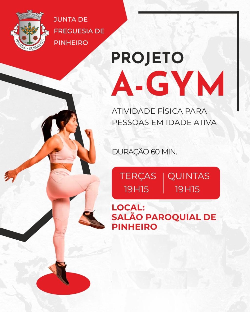 A-GYM: Gin&aacute;stica para gente ativa no Sal&atilde;o Paroquial de Pinheiro 